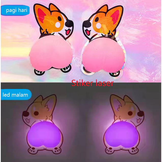 

HFM - Stiker empuk 3D mobil Hp Sticker lucu anti bentur