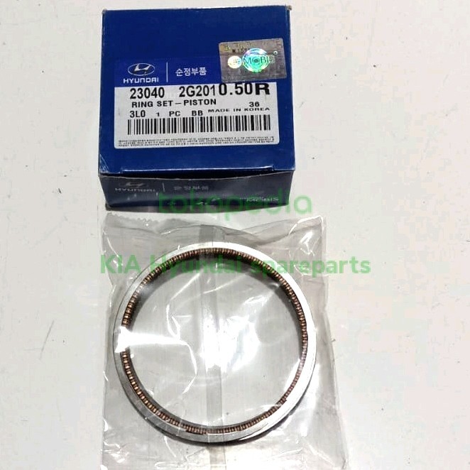 [BEST PART] ring seher piston os 0,50 hyundai H1 new santa fe new sorento bensin