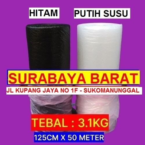 

Bubble Wrap Roll - Hitam, BERAT 2KG