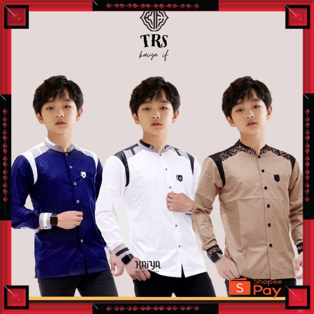 [PREMIUM ORIGINAL] BISA COD- baju koko anak sd-smp/ baju koko anak lengan panjang/ baju koko anak wa