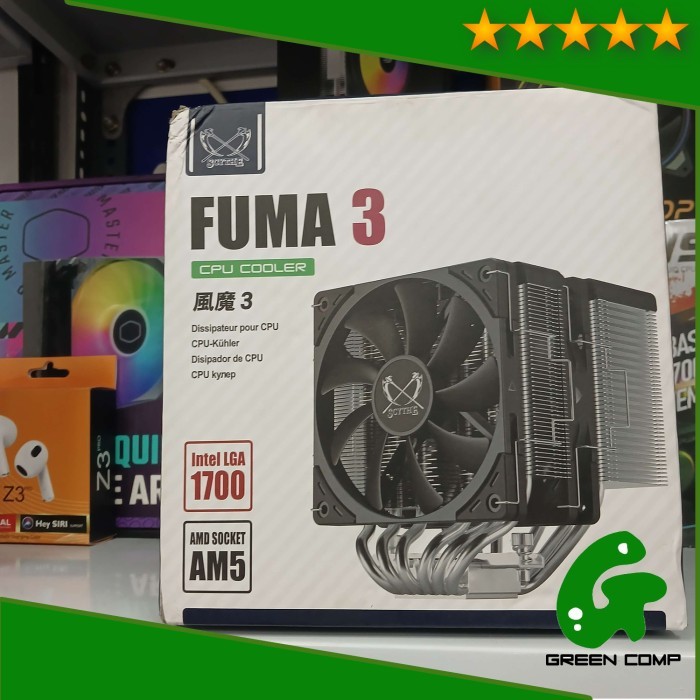 SCYTHE FUMA 3 Dual Tower Dual Fan 120mm CPU Air Cooler - HSF