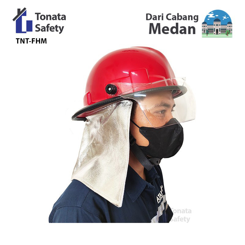 Helm Pemadam Kebakaran / Helm Damkar / Merah