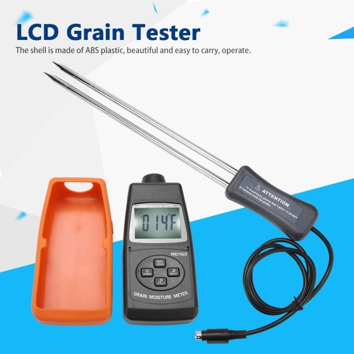 Moisture Meter MD7822 MC Tester Gandum Beras Jagung Kadar Air MD-7822