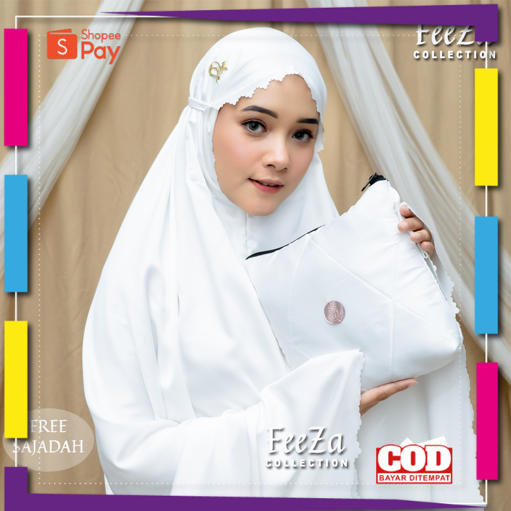 [PREMIUM ORIGINAL] PREMIUM Mukena Dewasa Daily 2in1 Set Sajadah Laser Cut - Mukenah Dewasa Mukena Tr