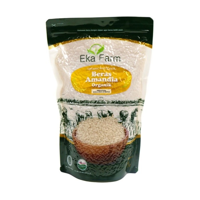 

Beras Amandia - Beras Organik Ekafarm - 1kg