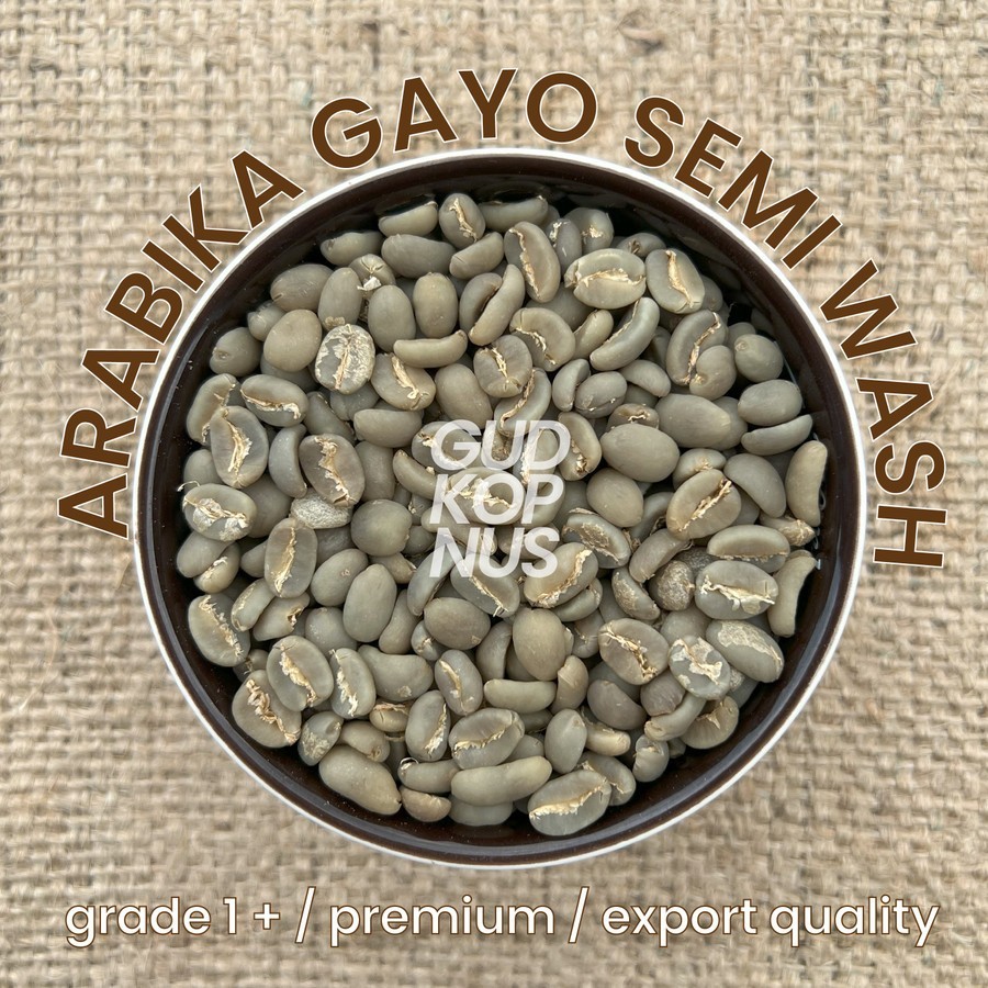 

Green Bean Arabika Gayo Semi Wash Grade 1 + / Premium / Export Quality by Jaad Coffee