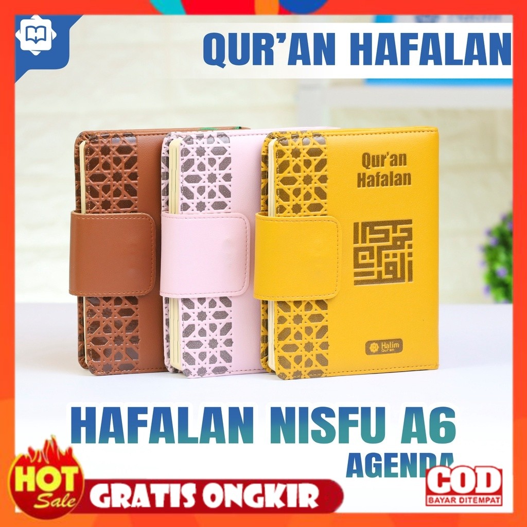 [PREMIUM ORIGINAL] Qudsi - Al Quran hafalan halim saku A6 agenda - Al Quran Hafalan Mudah Ukuran Kec