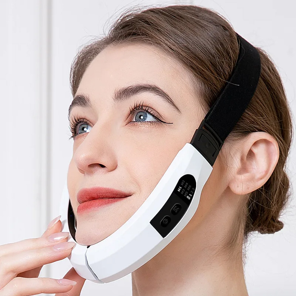 

- V-Face Alat Penirus Wajah Pipi Dagu V-Shape Face Lifting Massager - HMK-034VF -