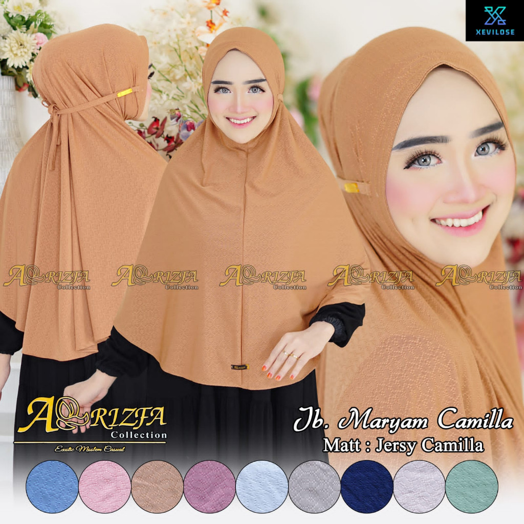 HIJAB INSTAN NON PET TALI JUMBO BY ARRIZFA COLLECTION - JB MARYAM