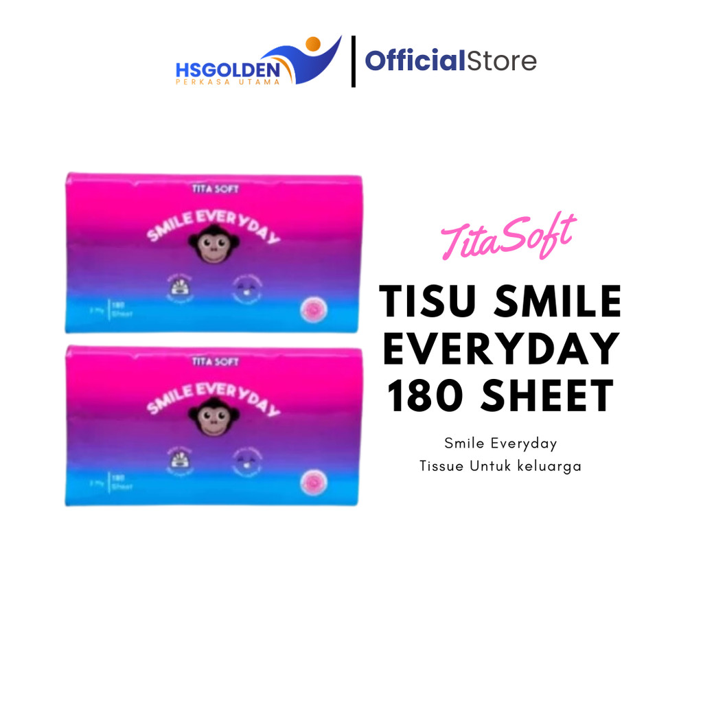 Tisu Smile Everyday 180 Lembar - TitaSoft
