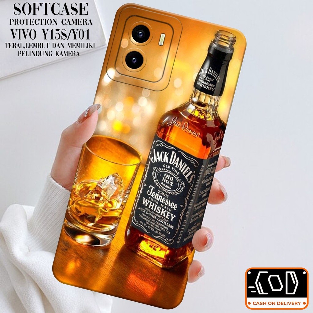 Case Hp Vivo Y15S/Y01 Terbaru- Soft Macaron Pro Camera - Softcase Vivo Y15S/Y01 Terbaru - Casing Viv
