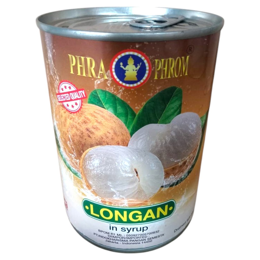 

Buah Lengkeng Kelengkeng Longans Phra Phrom Sirup Kaleng 565Gram (Satuan)