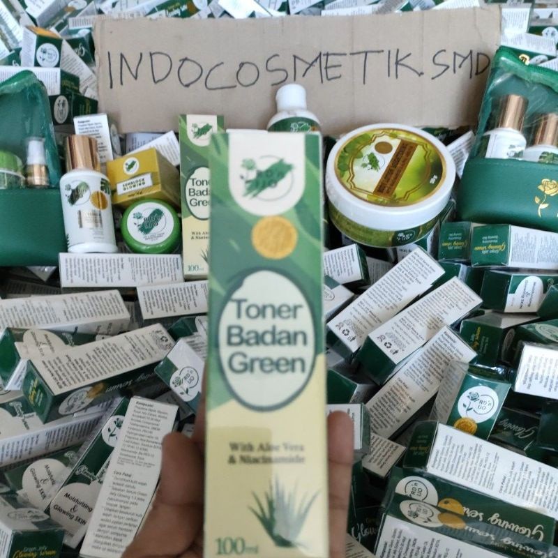 TONER BADAN GREEN RDN IJO ORIGINAL 100%