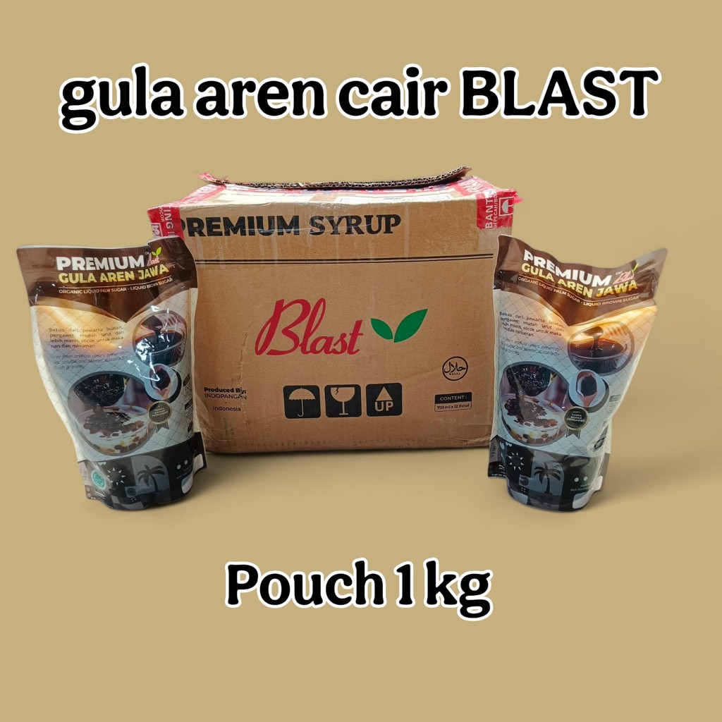 

PREMIUM CAP BLAST Gula Aren cair Organik Cair 1 KG - Palm Brown Sugar - 1 kg