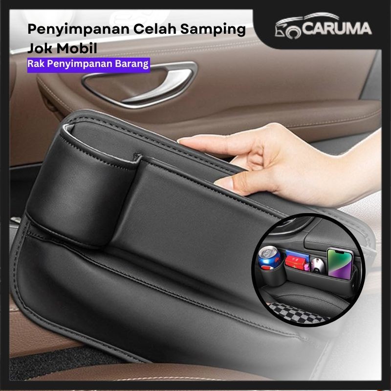 Rak Kursi Mobil Organizer / Rak Samping Mobil Storage Jok / Penyimpanan Barang Samping Kursi Mobil