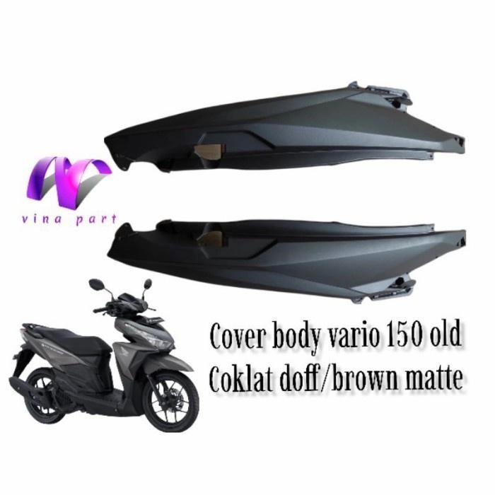 cover body belakang kanan kiri vario 125 150 old 2017 coklat doff ORI