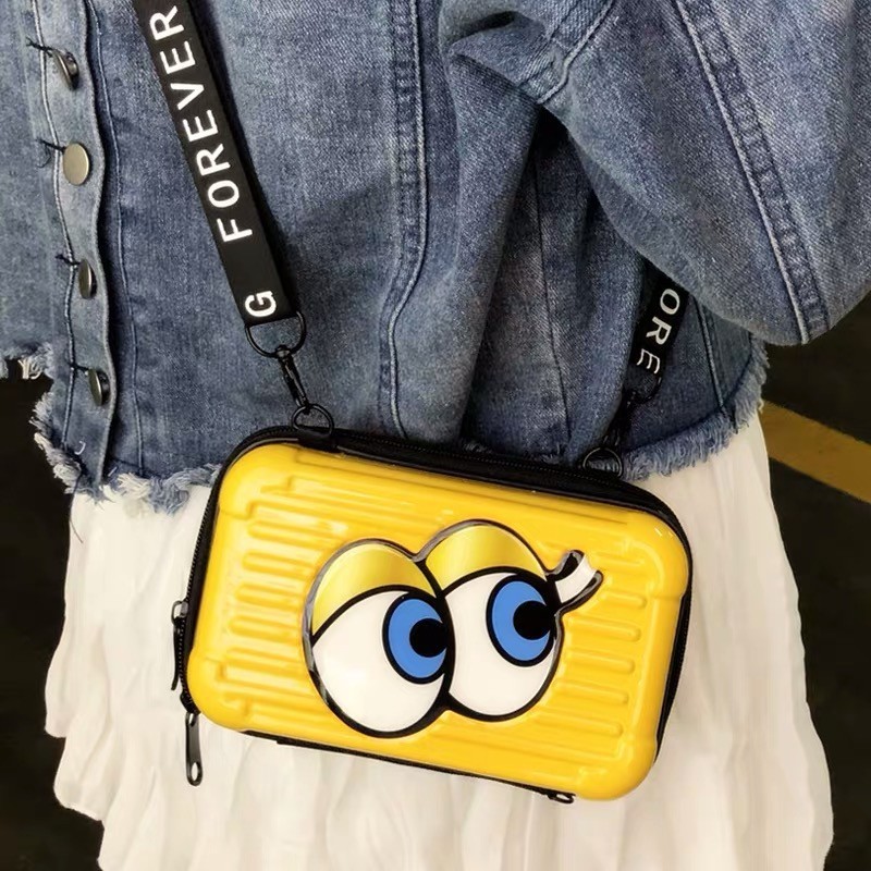 [BACA DESKRIPSI] TAS KOPER EYE VERSION MATA KEDIP FOREVER YOUNG BAG MINI FRONT LUGGAGE