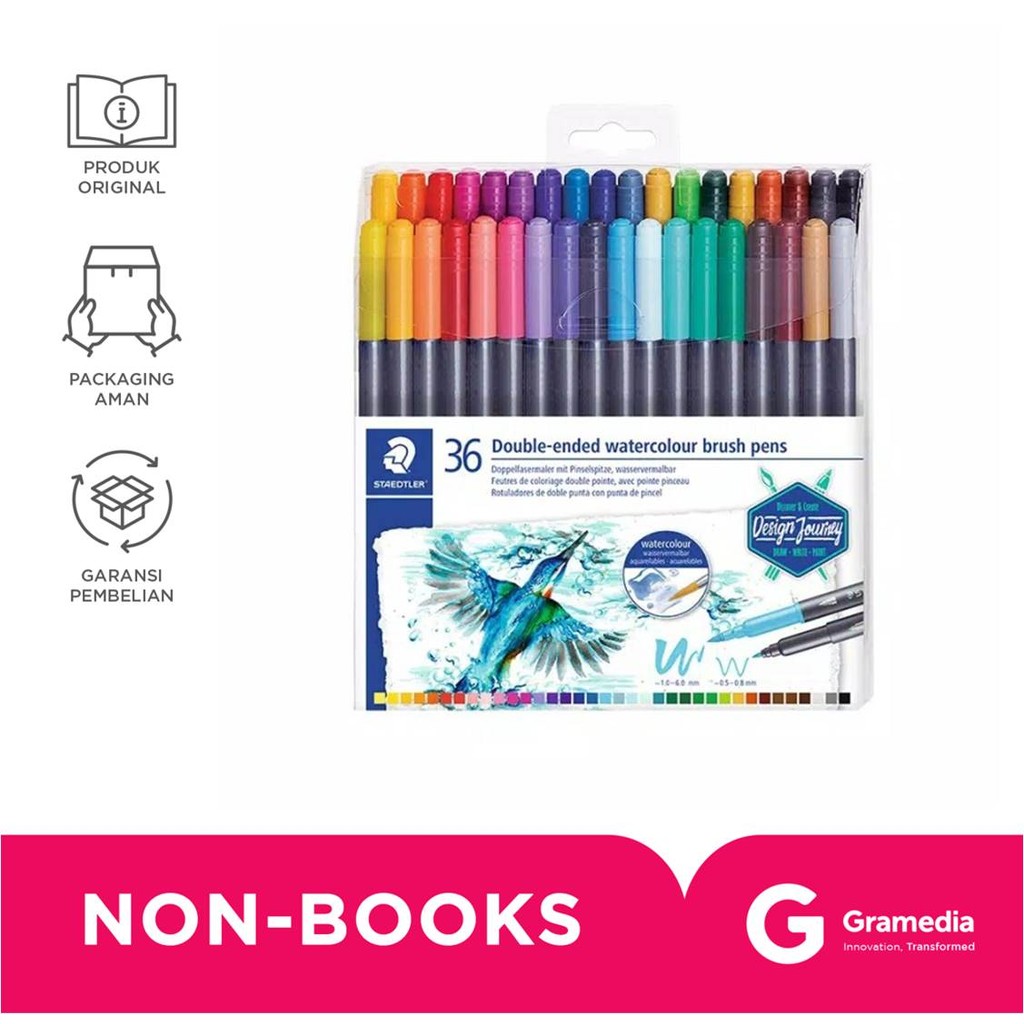 

Double Head Pen Brush 36 clr