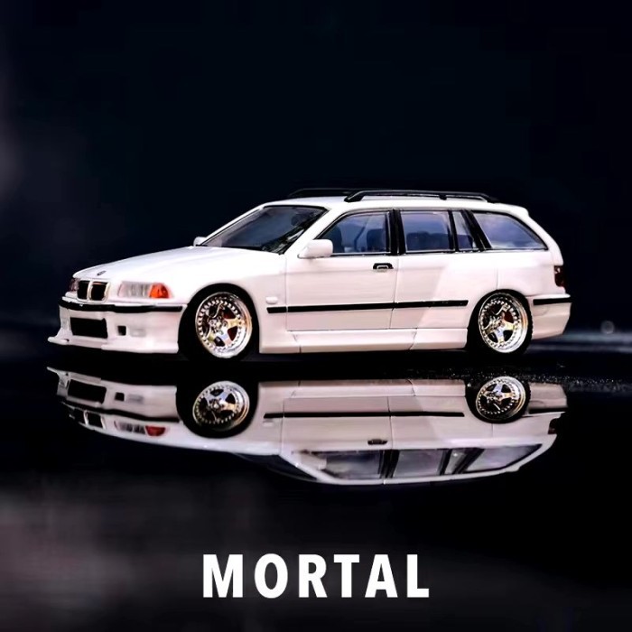 Mortal Diecast Mini Scale - BMW E36 (Putih)