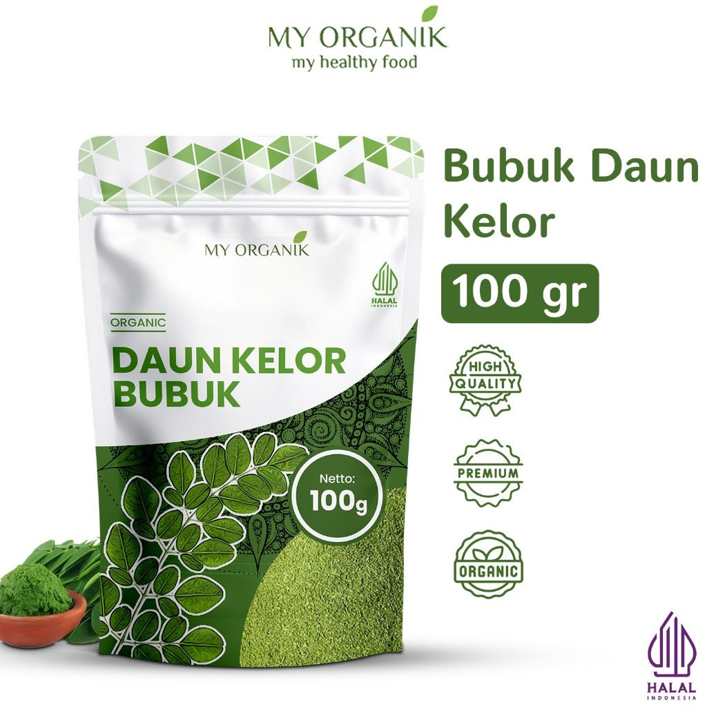 

My Organik Daun Kelor Bubuk Premium Pure Organic