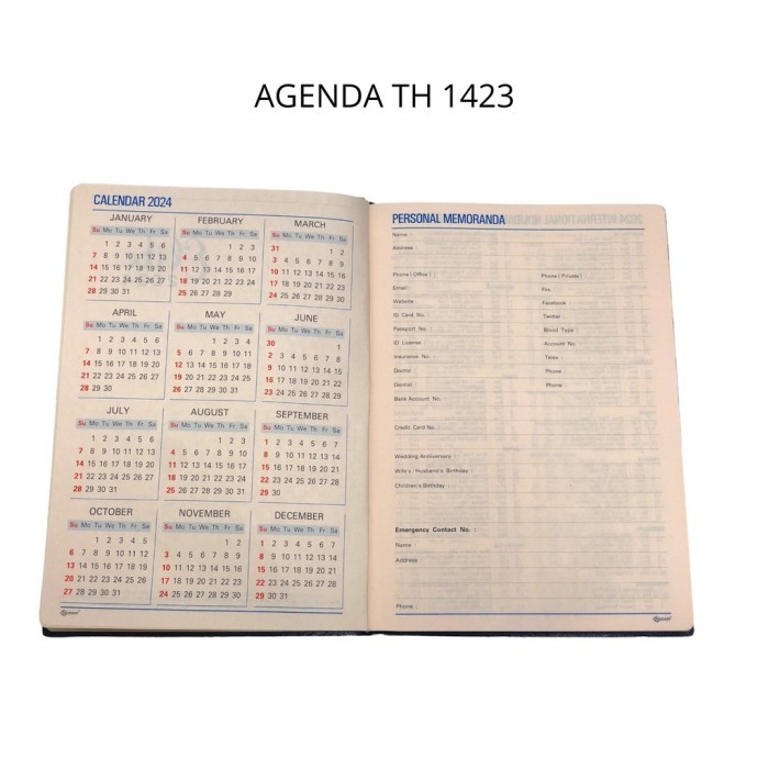 

Buku Agenda Elite Classic Tahun 2024 Ukuran A5 1423