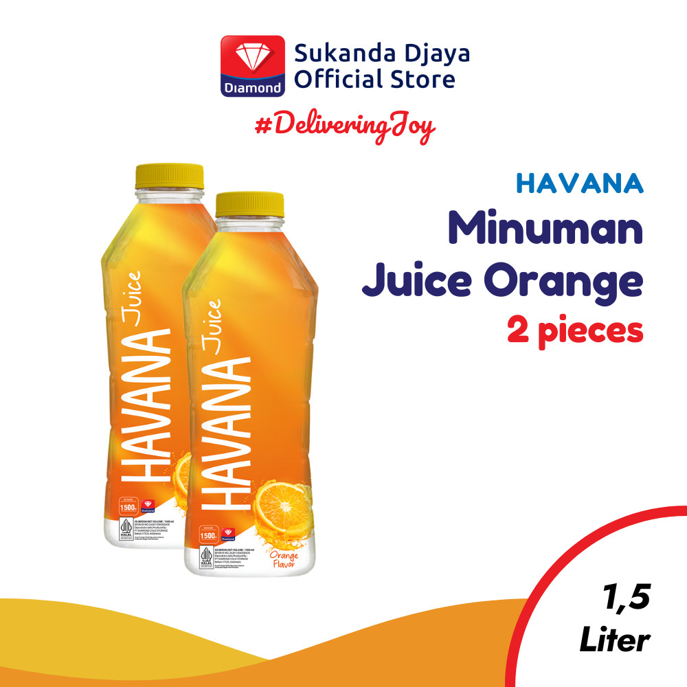 

Havana Minuman Juice Orange 1500 Ml - Twin Pack