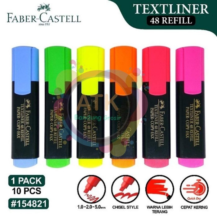 

Highlighter Faber Castell Textliner 48 Refill-SHSNP - Green