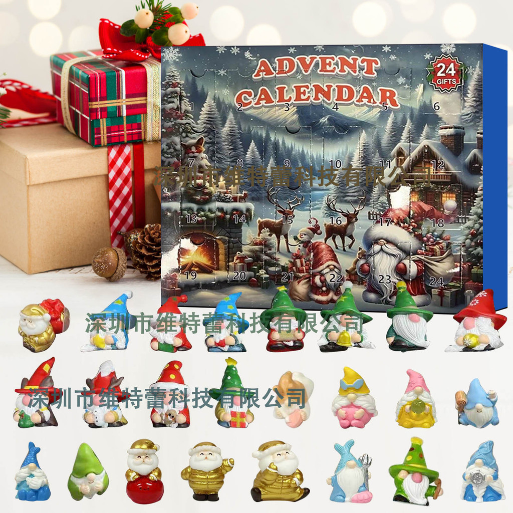 

Advent Calendar Christmas Gnome Decorations Calendar Creative Holiday Advent Calendar Christmas Santa Claus