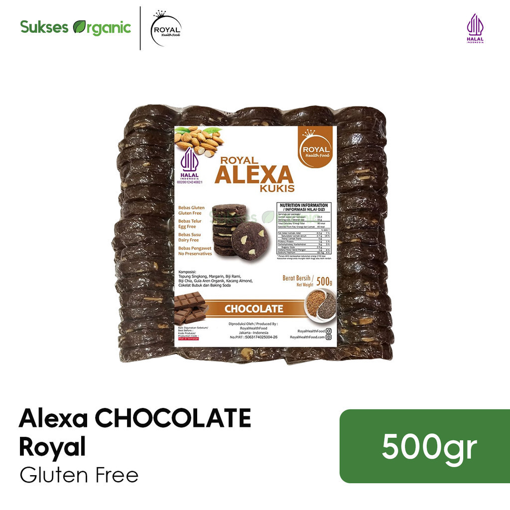 

Almond Delight Cookies Chocolate Alexa 500gr Bebas Gluten