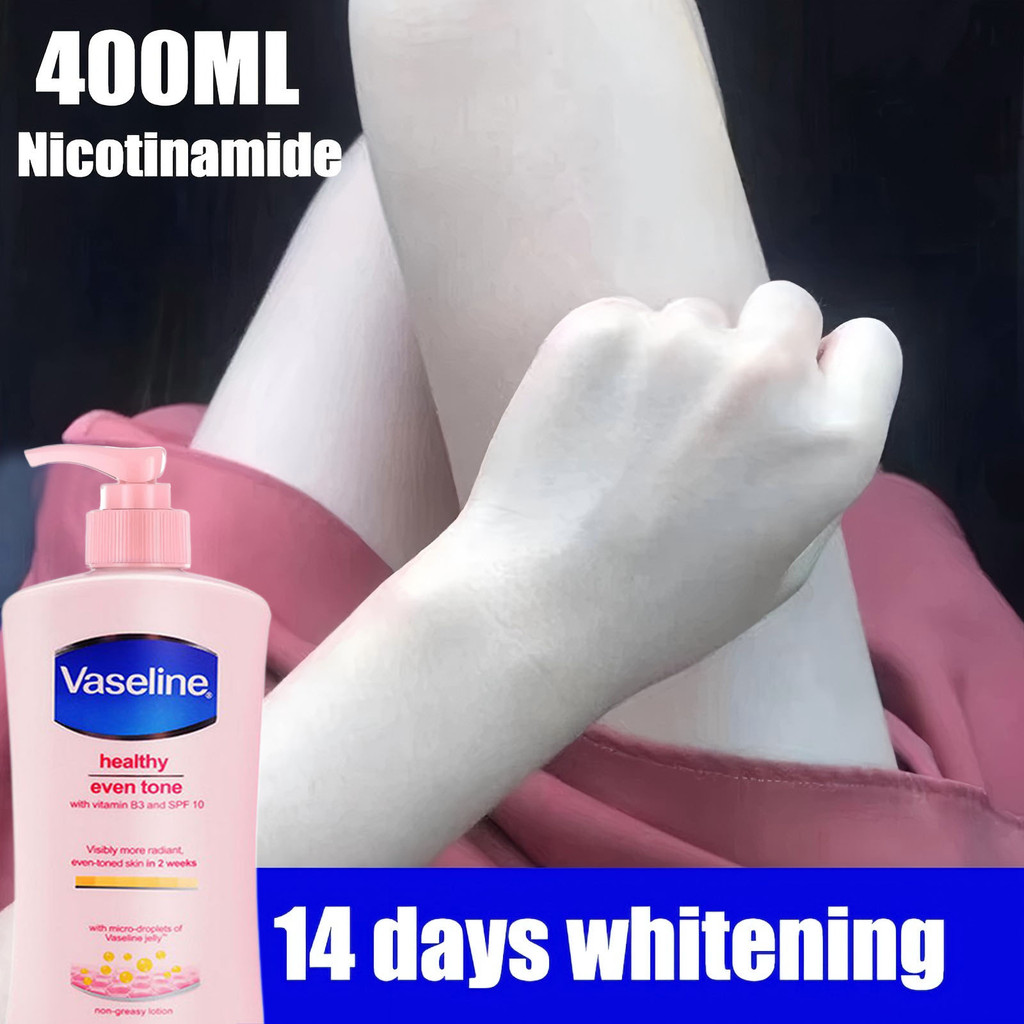 Vaseline Healthy Even Tone with Vitamin B3 and SPF 10 Nicotinamide Permanent Whitening Body Lotion S