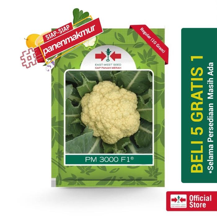 Cap Panah Merah - Benih Kembang Kol PM 3000 F1 Isi 10 Gram
