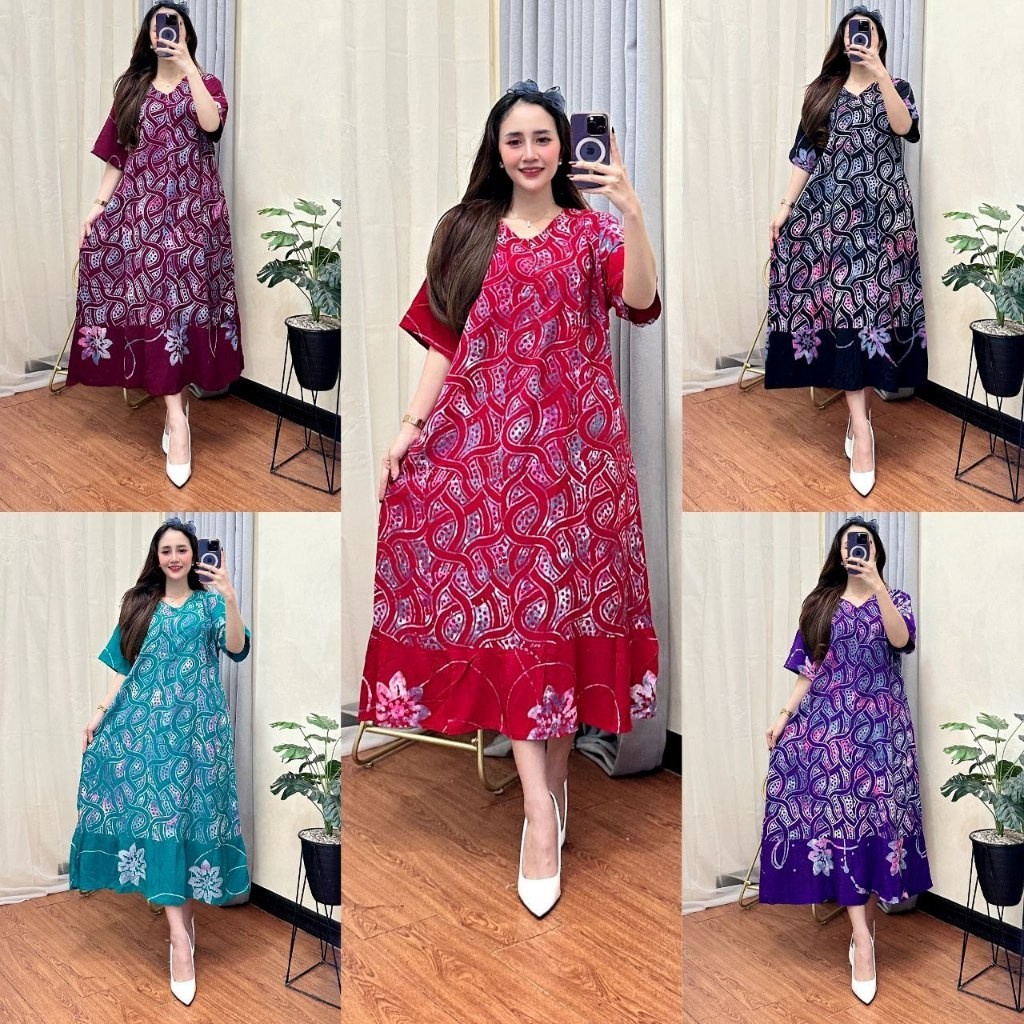 DASTER MAURA CAP BUSUI MURAH BAJU DASTER REMPEL DASTER  BATIK CAPLD 115 BISA COD Fashion laris