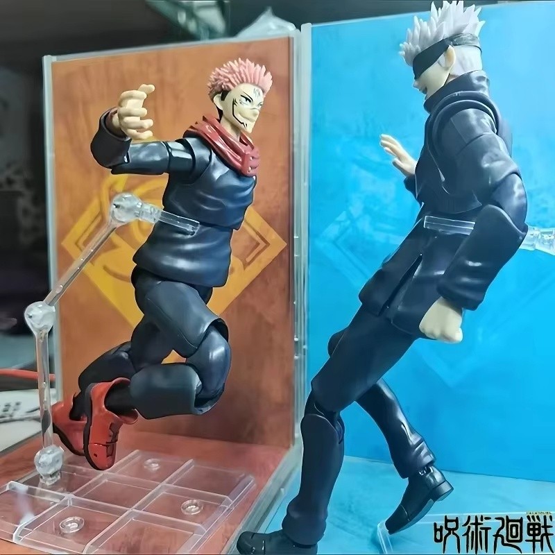 2024 Jujutsu Kaisen Shf 15cm Pvc Satoru Gojo Itadori Yuji Fushiguro Megumi Action Anime Figure Colle
