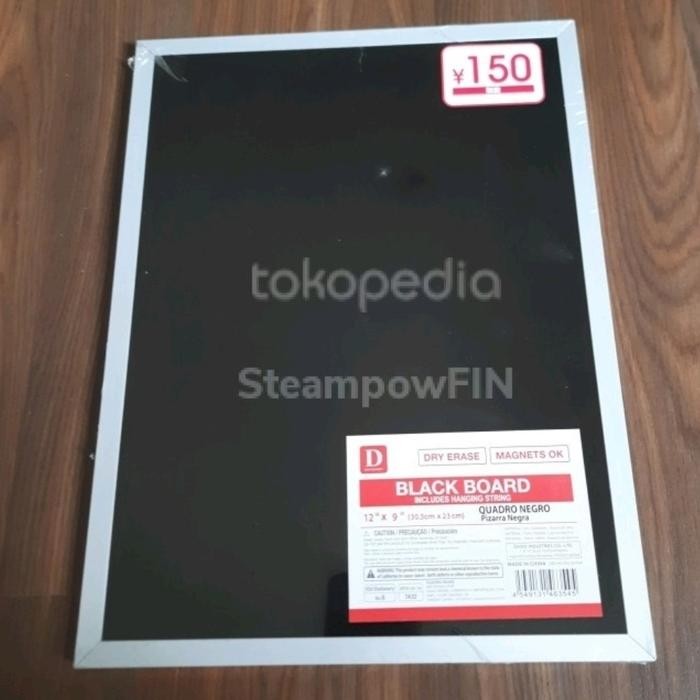 

Magnetic Black Board Blackboard Papan Tulis Hitam Magnet - 2