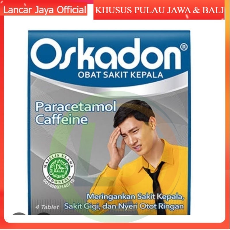 [ECER] OBAT OSKADON SAKIT KEPALA | OBAT SAKIT GIGI | OBAT SAKIT KEPALA OSKADON BIRU