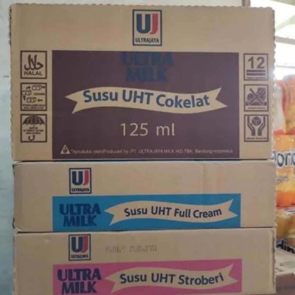 

UHT SUSU ULTRA MILK 125 MILisi 40 PCS