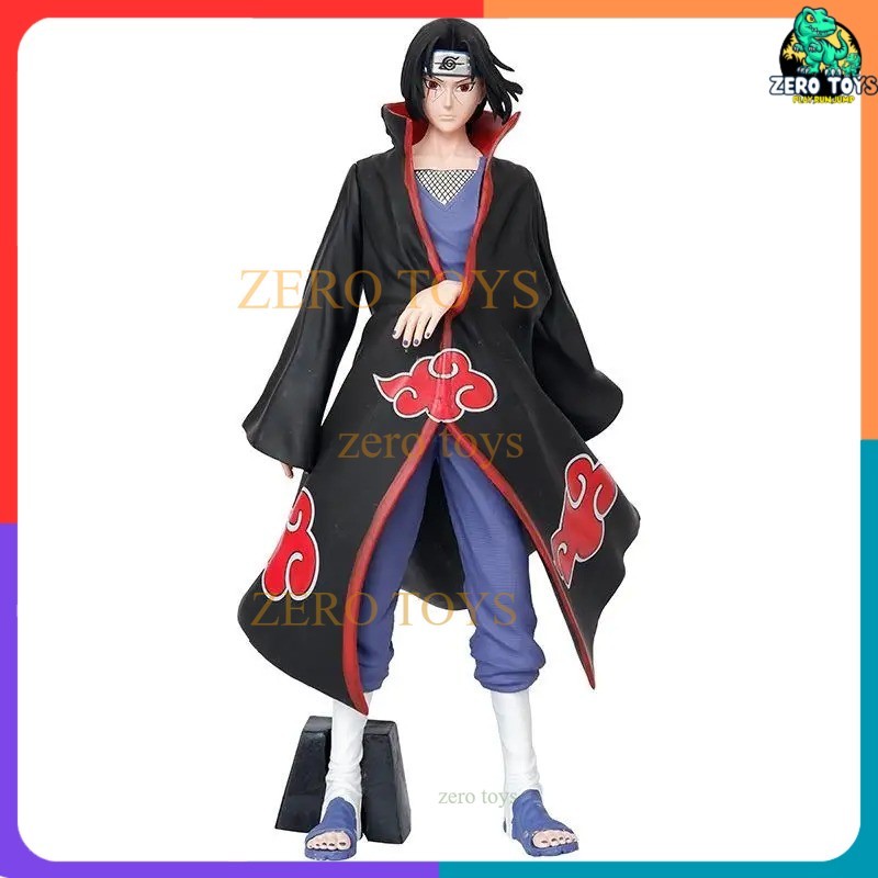 Action Figure Uchiha Itachi Akatsuki 30cm Naruto Shippuden Anime Pajangan