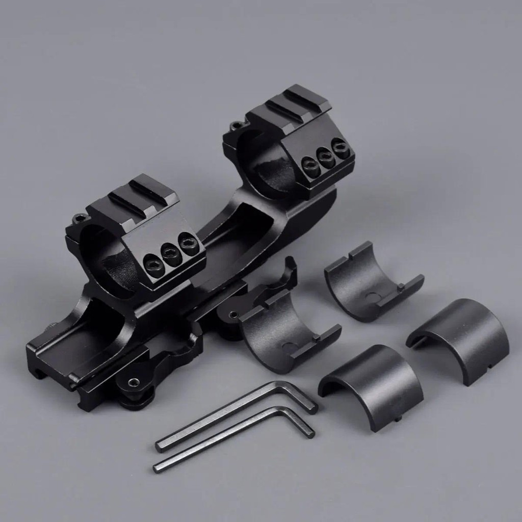 1pcs Picatinny Scope Mounts 25.4mm/30mm Double Rings Hunting Scope Mount Adapter Ar15 Ak 47 Bracket 