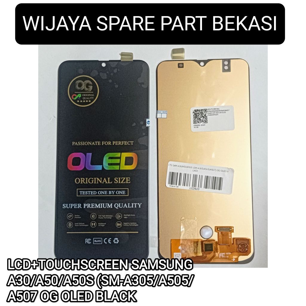 LCD+TOUCHSCREEN SAMSUNG A30/A50/A50S (SM-A305/A505/A507) OG OLED BLACK