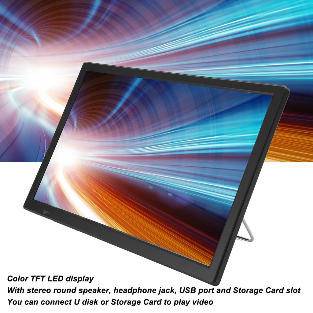 LED Digital TV Portable TV 16 Inch High Sensitivity Tuner Rechargeable LED Digital TV with Stand for