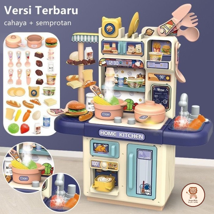Mainan Anak Perempuan Masak Masakan Besar Lengkap Fullset Cook Dream Kitchen