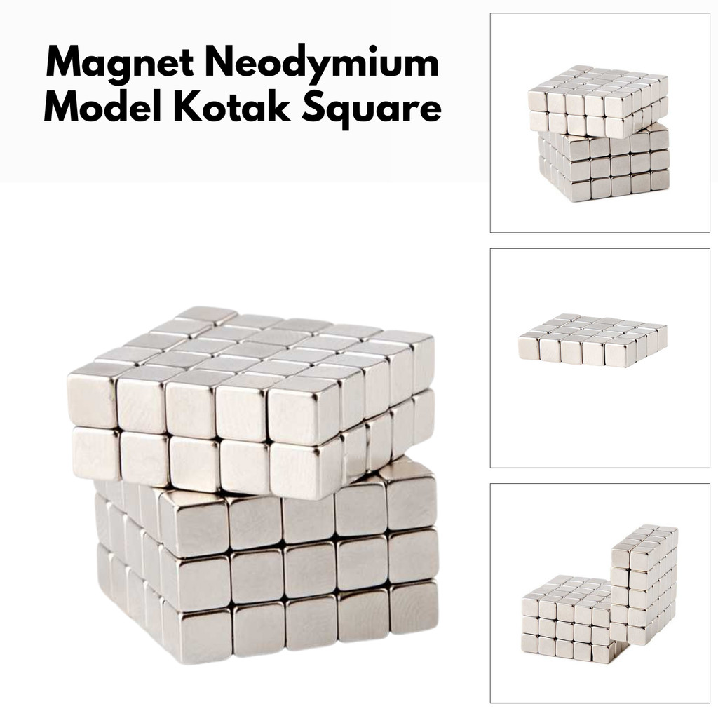 

PLGI Magnet Neodymium Model Kotak Square Strong NdFeB N35 MNCUMM