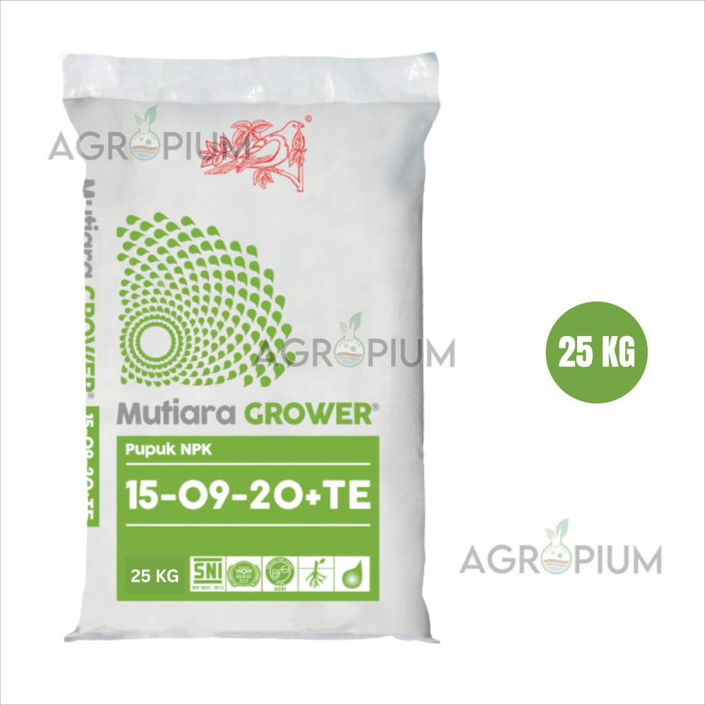 Pupuk Meroke Npk Mutiara Grower 25 Kg Kemasan Pabrik