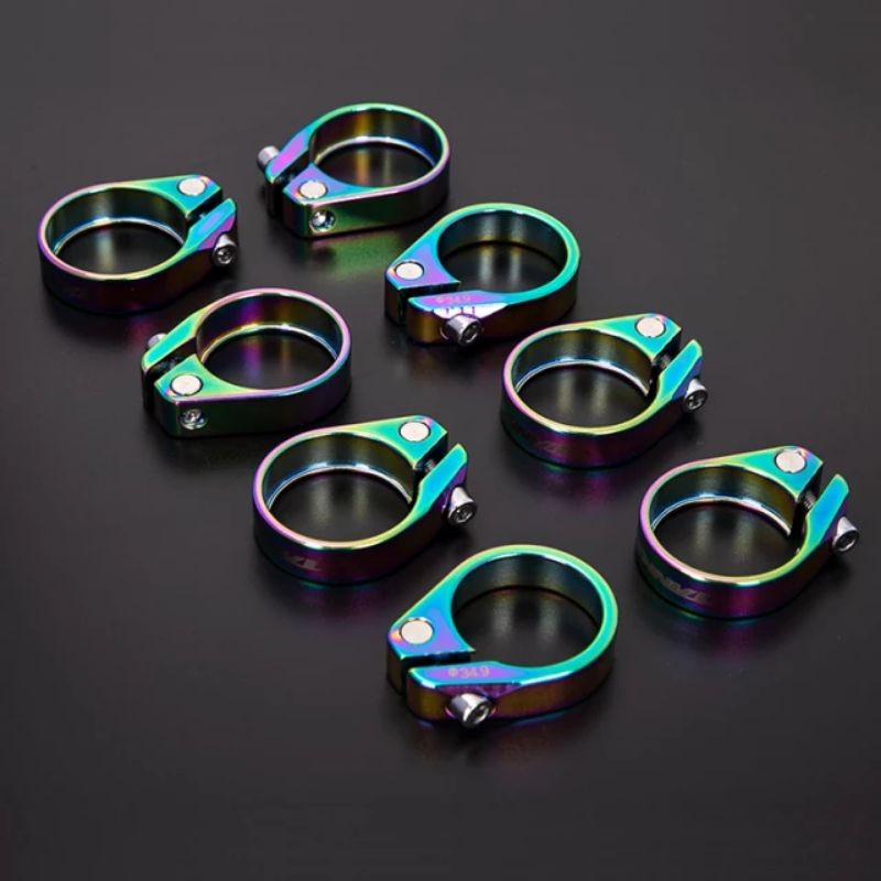 Tankee Seatclamp Klem Pengunci Seatpost 34.9 31.8 mm 34.9mm 31.8mm Non QR Alloy Ringan MTB Roadbike