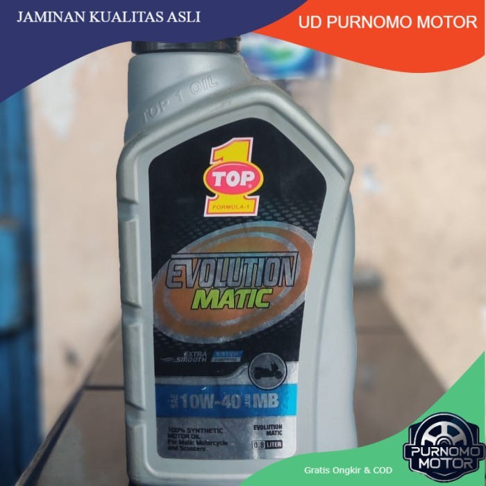 OLI TOP1 EVOLUTION MATIC - SAE;10-40 JASO:MB 800ML