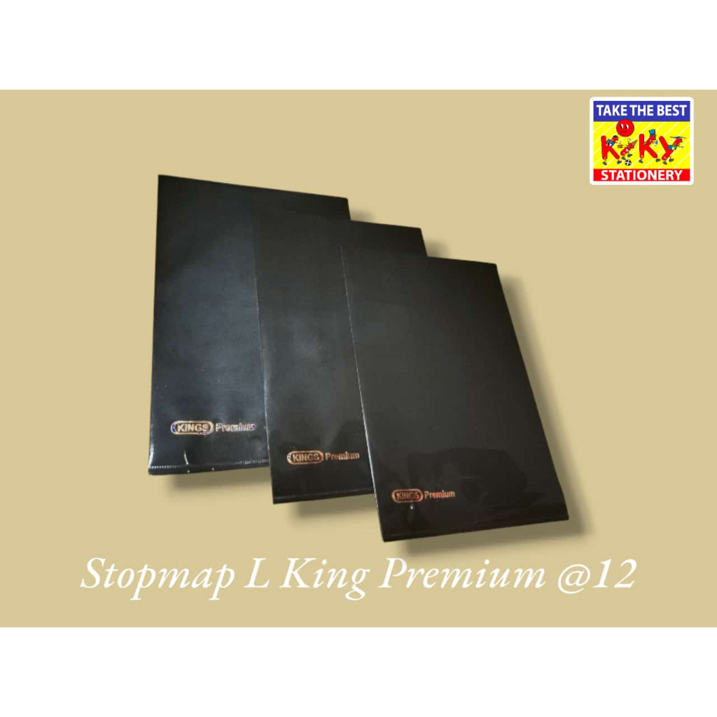 

RGT- 12 Lembar / 1 Pack Map L Hitam F4 / Stopmap L Kings Premium By KIKY