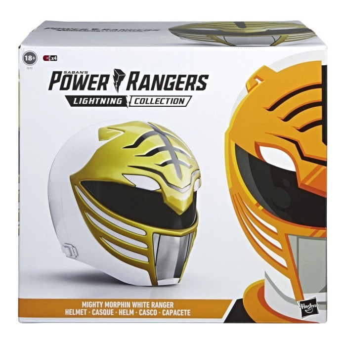 Power Rangers Lightning Collection Helmet White Ranger Helm Hasbro 1:1
