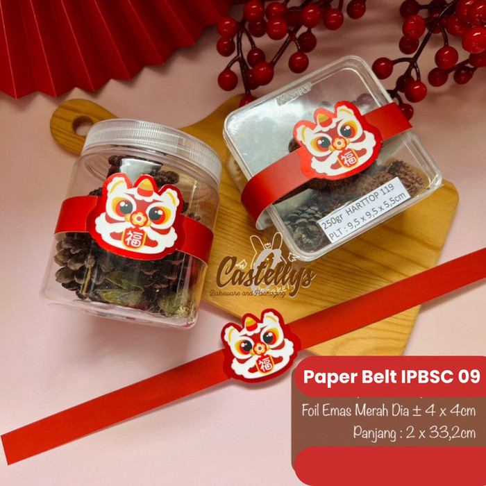 

IPBSC 09 10 Paper Belt Barong Sabuk Toples Imlek CNY SINCIA