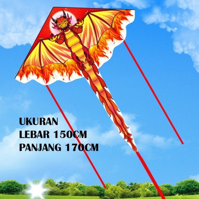 Layangan / Layang Layang Naga - Kuning