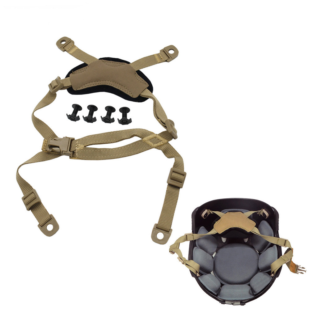 Tactical Helmet General Suspension System X-NAPE Helmet Adjustable Strap Hunting Airsoft ACH/Fast/MI